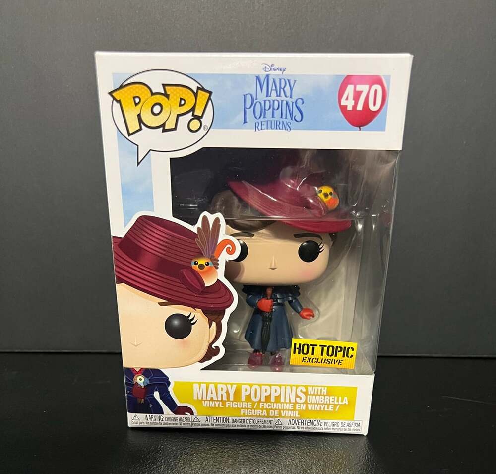 Funko Pop Disney Mary Poppins Returns Mary Poppins with Umbrella #470 Hot Topic